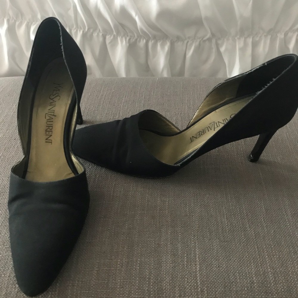 Yves Saint Laurent YSL Black Heels
